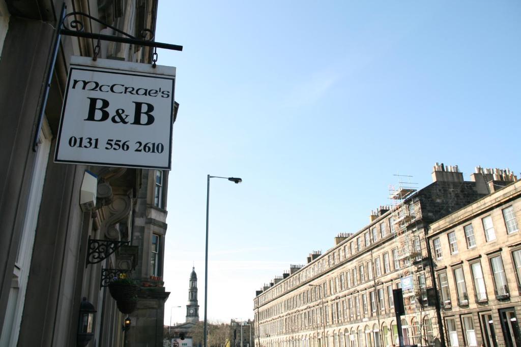 Mccrae'S Bed And Breakfast Edimburgo Exterior foto